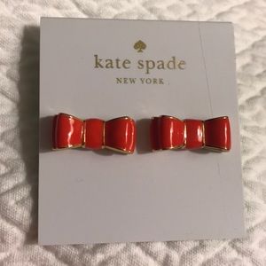 Kate Spade Earrings (Pill Box Red)